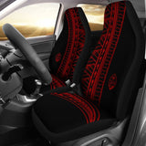 Guam Seal Red Tribal Car Seat Covers 093223 - YourCarButBetter
