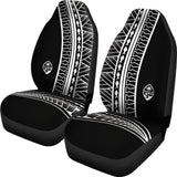 Guam Seal White Tribal Car Seat Covers 093223 - YourCarButBetter