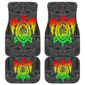 Guam Tribal Turtle Guam Pattern Car Floor Mats 210803 - YourCarButBetter