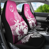 Guam Tropical Hibiscus Pink Car Seat Covers 093223 - YourCarButBetter