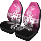 Guam Tropical Hibiscus Pink Car Seat Covers 093223 - YourCarButBetter