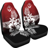 Guam Tropical Hibiscus Red Car Seat Covers 093223 - YourCarButBetter