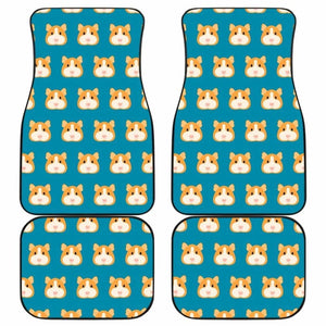 Guinea Pig Pattern Print Design 03 Front And Back Car Mats 221205 - YourCarButBetter