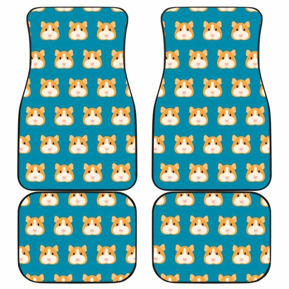 Guinea Pig Pattern Print Design 03 Front And Back Car Mats 221205 - YourCarButBetter