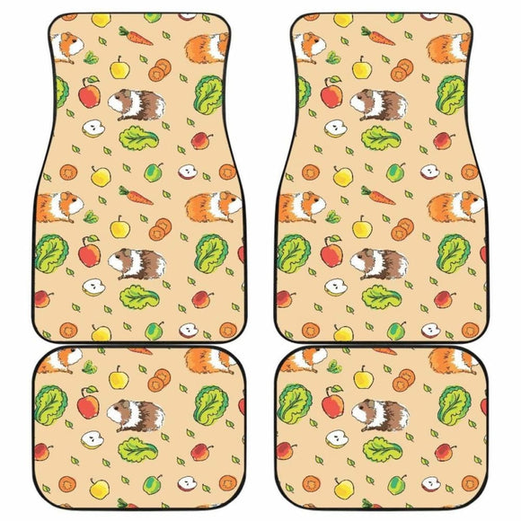 Guinea Pig Pattern Print Design 05 Front And Back Car Mats 221205 - YourCarButBetter