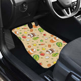 Guinea Pig Pattern Print Design 05 Front And Back Car Mats 221205 - YourCarButBetter