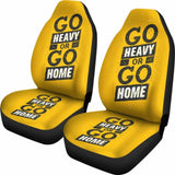 Gym Car Seat Covers - Go Heavy Or Go Home - 04 192609 - YourCarButBetter