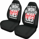 Gym Car Seat Covers Iron Nerver Lies 04 192609 - YourCarButBetter