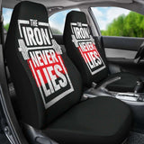 Gym Car Seat Covers Iron Nerver Lies 04 192609 - YourCarButBetter