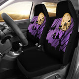 Halloween Black Cat In Purple Sunset Car Seat Cover 094209 - YourCarButBetter