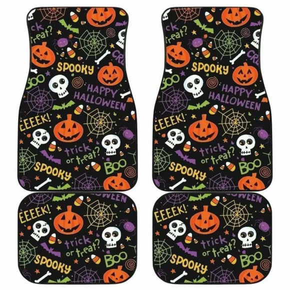 Halloween Car Floor Mats 102802 - YourCarButBetter