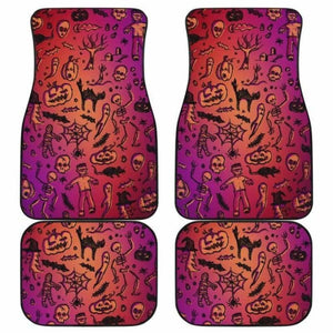 Halloween Car Floor Mats 102802 - YourCarButBetter