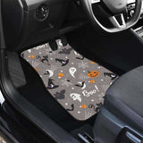 Halloween Design Pattern Front And Back Car Mats 102802 - YourCarButBetter