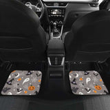 Halloween Design Pattern Front And Back Car Mats 102802 - YourCarButBetter