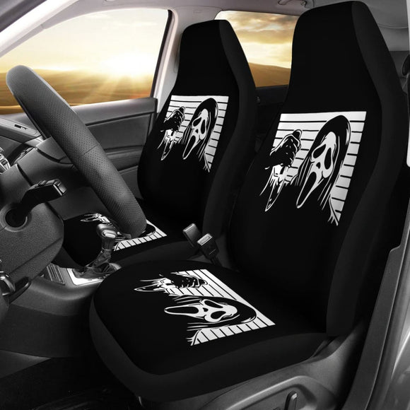 Halloween Ghostface The Scream Car Seat Covers 212903 - YourCarButBetter