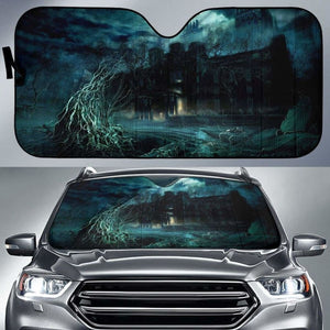 Halloween Haunted Castle Sun Shade Amazing Best Gift Ideas 085424 - YourCarButBetter