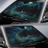 Halloween Haunted Castle Sun Shade Amazing Best Gift Ideas 085424 - YourCarButBetter