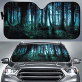 Halloween Haunted Forrest Sun Shade Amazing Best Gift Ideas 085424 - YourCarButBetter