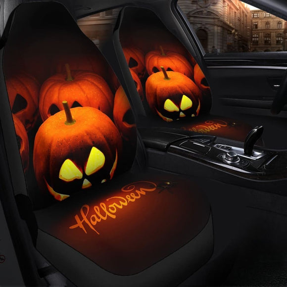 Halloween New Pumpkin Car Seat Covers 101819 - YourCarButBetter