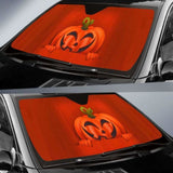 Halloween Pumpkin Auto Sun Shades 085424 - YourCarButBetter