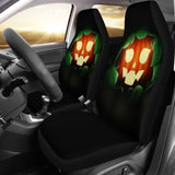 Halloween Pumpkin Car Seat Covers 101819 - YourCarButBetter