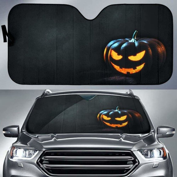 Halloween Pumpkin Car Sun Shades 085424 - YourCarButBetter