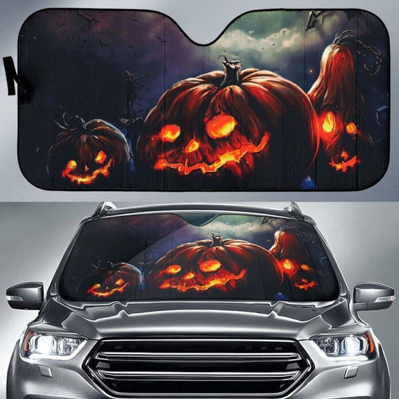 Halloween Pumpkins Sun Shade Amazing Best Gift Ideas 085424 - YourCarButBetter