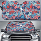 Hand Drawn Colorful Starfish Car Auto Sun Shades 460402 - YourCarButBetter