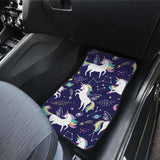 Hand Drawn Cute Unicorn Star Planet Front And Back Car Mats 170817 - YourCarButBetter