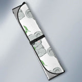 Hand Drawn Koala Leaves Pattern Car Auto Sun Shades 182102 - YourCarButBetter