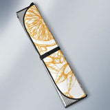 Hand Drawn Orange Fruit Pattern Car Auto Sun Shades 460402 - YourCarButBetter