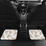 Hand Drawn Pizza Pattern Front And Back Car Mats 142711 - YourCarButBetter