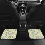 Hand Drawn Sea Turtle Fish Pattern Front And Back Car Mats 091814 051512 - YourCarButBetter