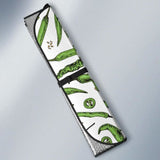 Hand Drawn Sketch Style Green Chili Peppers Pattern Car Auto Sun Shades 182102 - YourCarButBetter