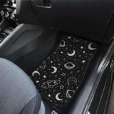 Hand Drawn Space Rocket Star Planet Front And Back Car Mats 142711 - YourCarButBetter