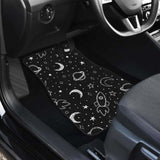 Hand Drawn Space Rocket Star Planet Front And Back Car Mats 142711 - YourCarButBetter