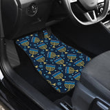 Hanukkah Blue Print Pattern Car Floor Mats 210201 - YourCarButBetter