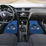 Hanukkah Gift Ideas Blue Print Pattern Car Floor Mats 210201 - YourCarButBetter