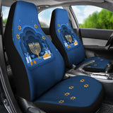 Hanukkah Gift Ideas Blue Print Pattern Car Seat Covers 210201 - YourCarButBetter