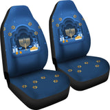 Hanukkah Gift Ideas Blue Print Pattern Car Seat Covers 210201 - YourCarButBetter