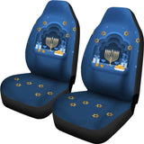 Hanukkah Gift Ideas Blue Print Pattern Car Seat Covers 210201 - YourCarButBetter