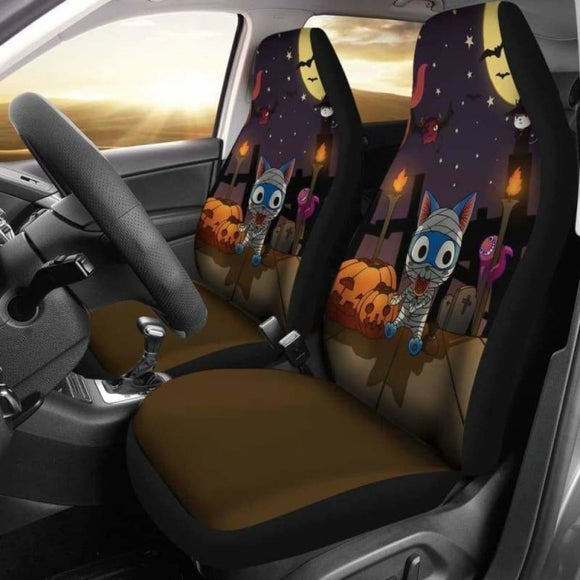 Happy Halloween Fairy Tail Car Seat Covers 102802 - YourCarButBetter