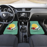 Happy Moments Christmas Gift From Santa Claus And Reindeer Car Floor Mats 210601 - YourCarButBetter