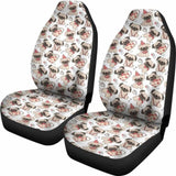 Happy Pug Car Seat Covers 102918 - YourCarButBetter