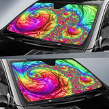 Happy Rainbow Auto Sun Shade 174510 - YourCarButBetter