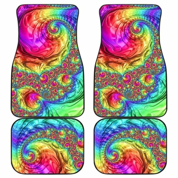 Happy Rainbow Car Floor Mat 174914 - YourCarButBetter