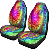 Happy Rainbow Car Seat Covers 174510 - YourCarButBetter