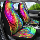Happy Rainbow Car Seat Covers 174510 - YourCarButBetter