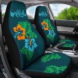 Hawaii Aloha Hibiscus Car Seat Covers 232125 - YourCarButBetter