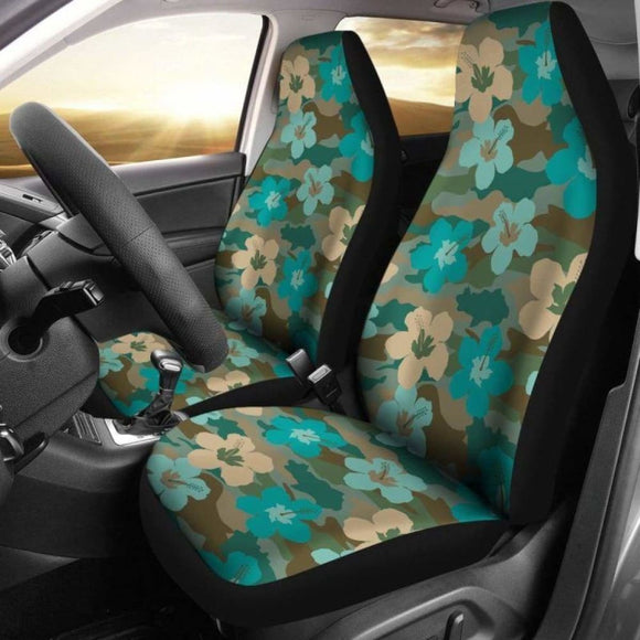 Hawaii Camo Hibiscus Car Seat Covers Amazing 112608 - YourCarButBetter